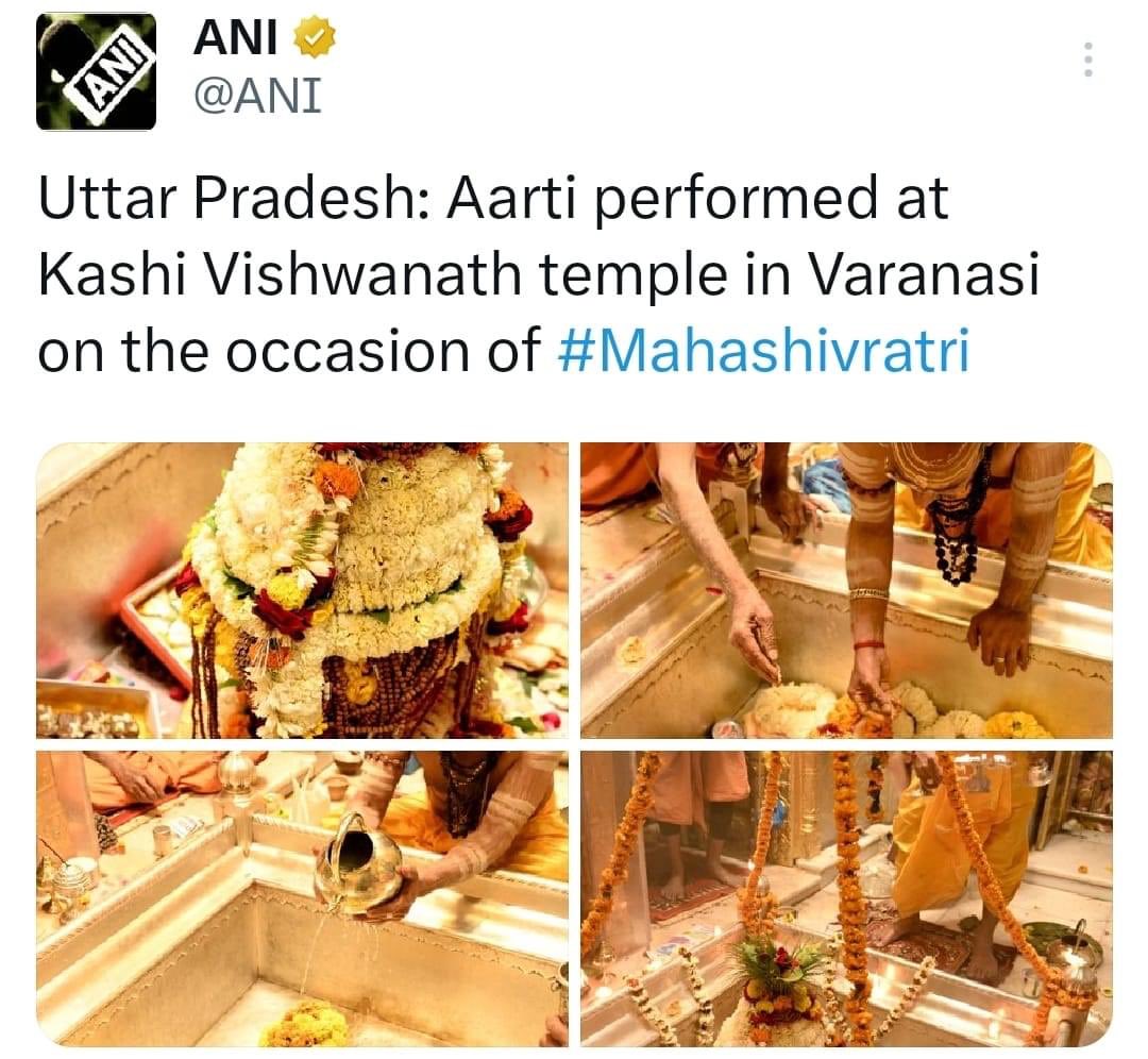 After 30yrs #MahaShivarathri is celebrated at our #Gyanwapi Mandir.
