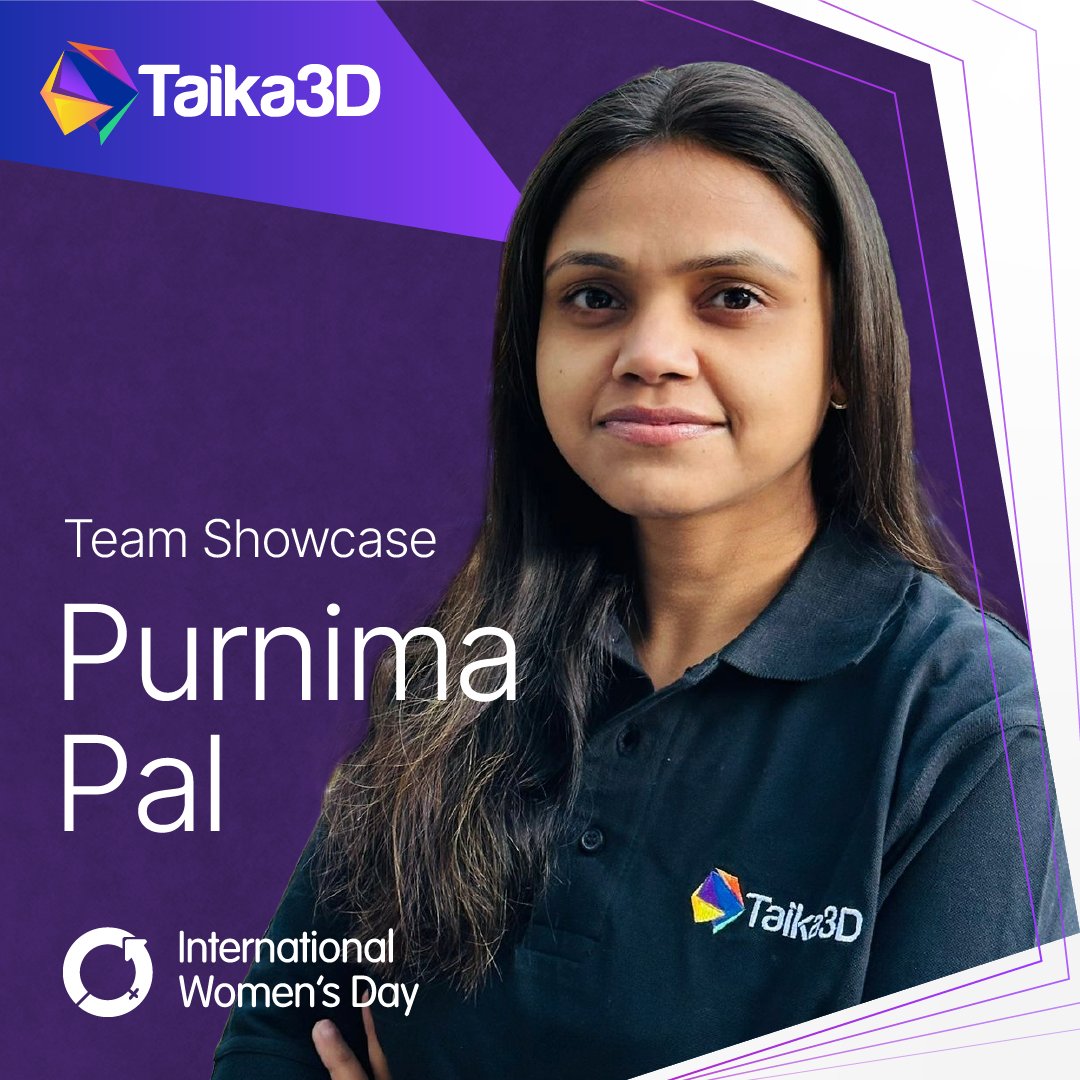 Taika3D's tweet photo. Spotlight on Taika3D Talent 🚀
As part of highlighting the expertise of our our skilled Taika3D team members, we sat down for a chat with Purnima Pal, who works as a Project Manager with us.
Dive in to the full conversation here https://t.co/MULhsBTDjN
#womenintech #iwd2024 #iwd https://t.co/7aw2xNu8RL