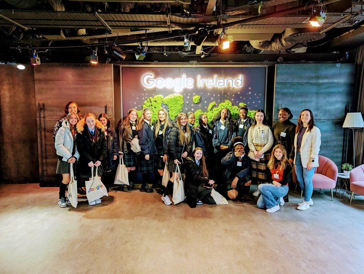 No better way to spend #InternationalWomensDay than in the company of bright & curious students from @CodePlusIRL and @googlestudents Generation Google Scholars ...(tech) leaders of the future!🤩 @barbeatty @karenmaryo & I loved having you all at @Google HQ in Dublin today ♀️