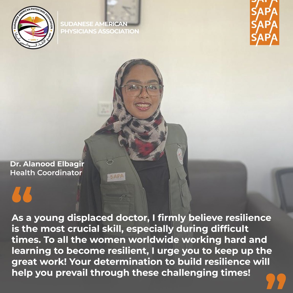 SAPA-Sudanese American Physicians Association tweet media