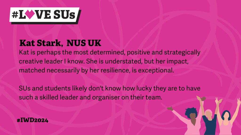 nusconnect's tweet photo. Now to recognise someone from within NUS....
#LoveSUs #InspireInclusion #IWD2024 https://t.co/SZGui0VKAJ