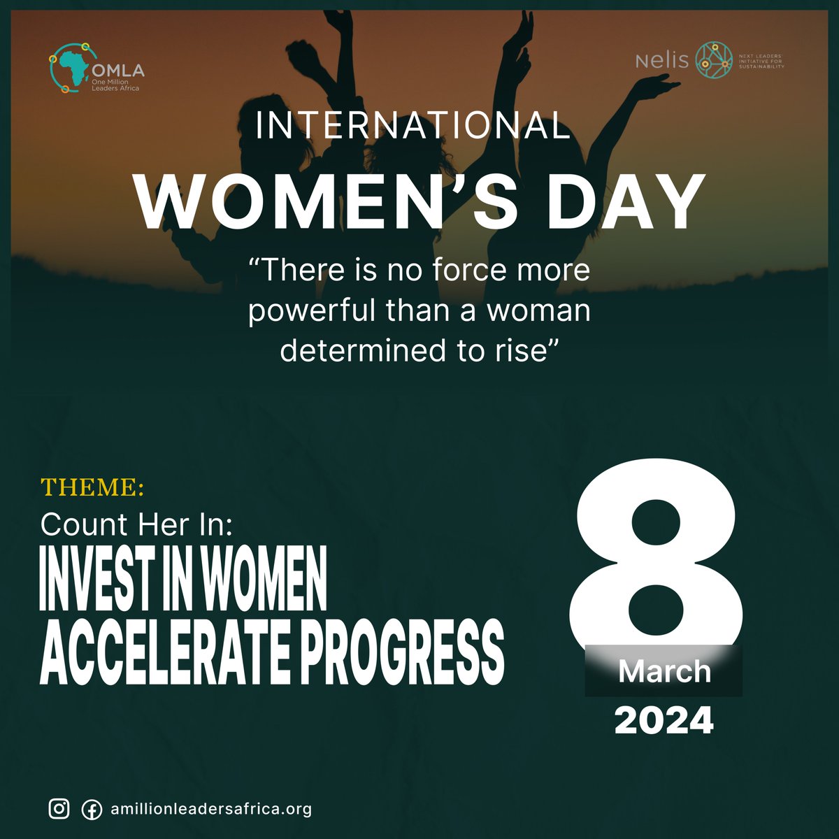AMillionLeaders's tweet image. "Today, we honor the achievements of women around the globe. Your strength, resilience, and grace inspire us all. 💐💪 #IWD2024 #WomensRights #HerStory" #OMLA