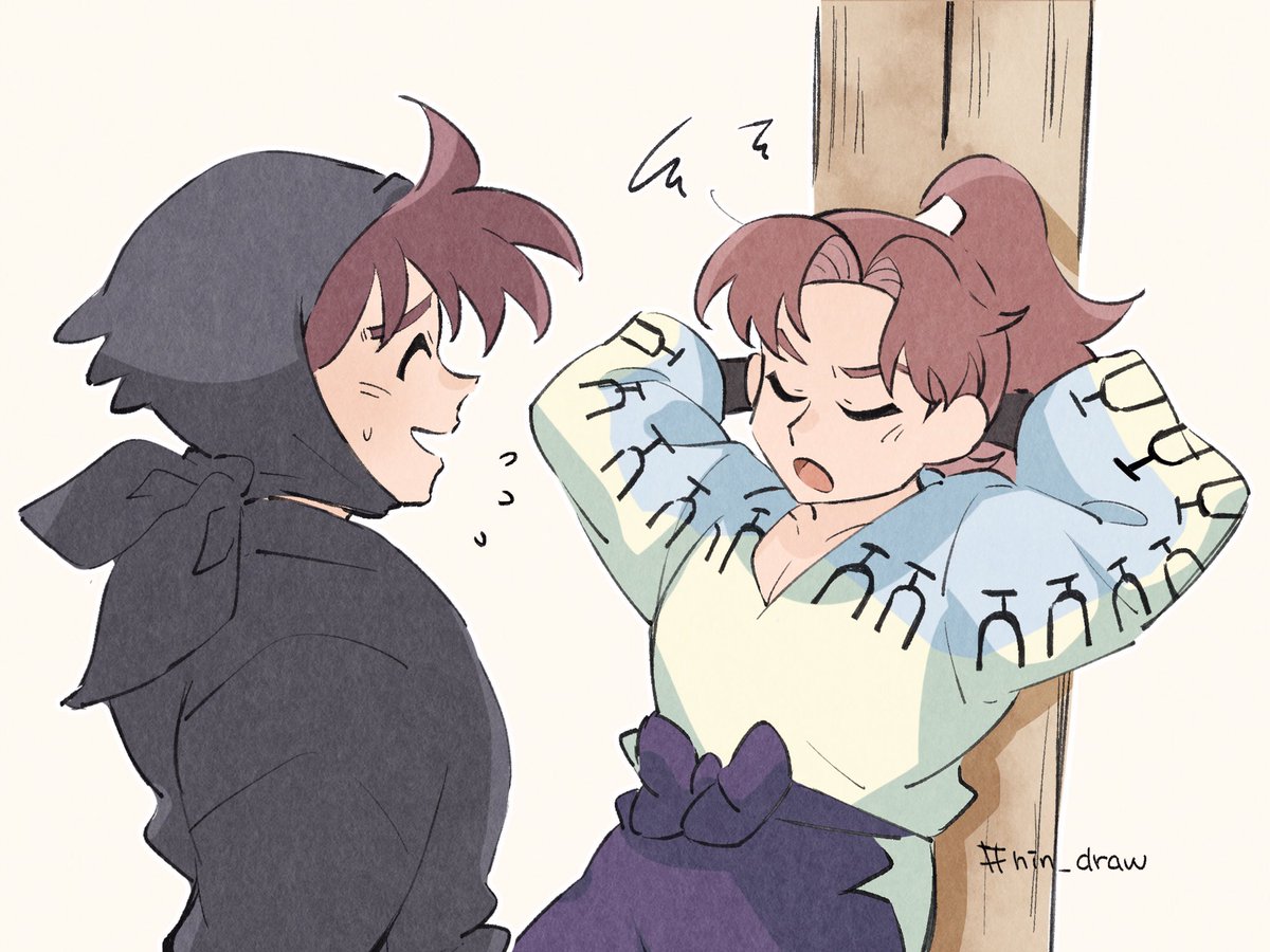 お題：山田利吉（+土井半助） #nin_draw