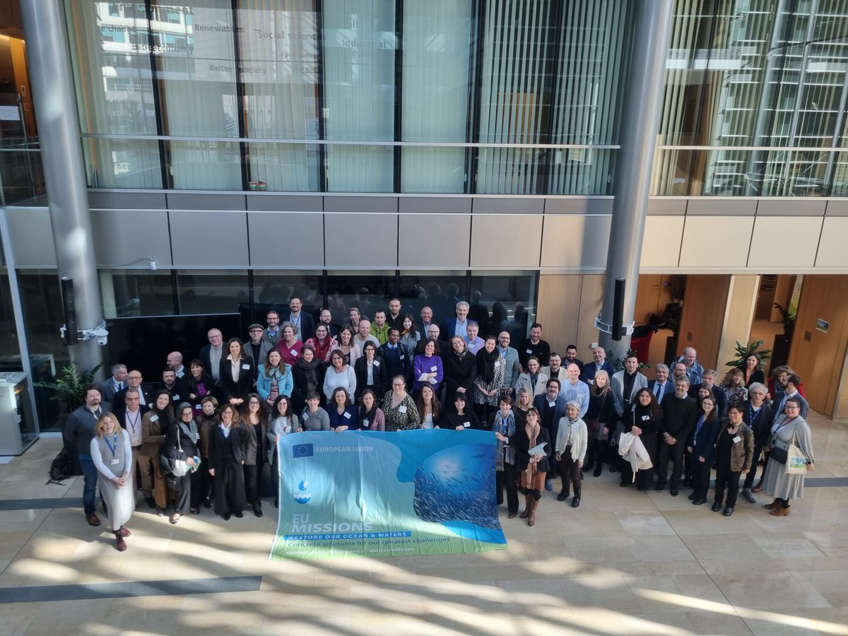 At the heart of #MissionOcean, driven to protect Europe’s waters, are the projects implementing innovative solutions. They met in person this week, for the first time. One day of collaboration and exchange 🤝 Check it out ➡️….research-and-innovation.ec.europa.eu/en/funding/fun… #HorizonEU #Climate #EU