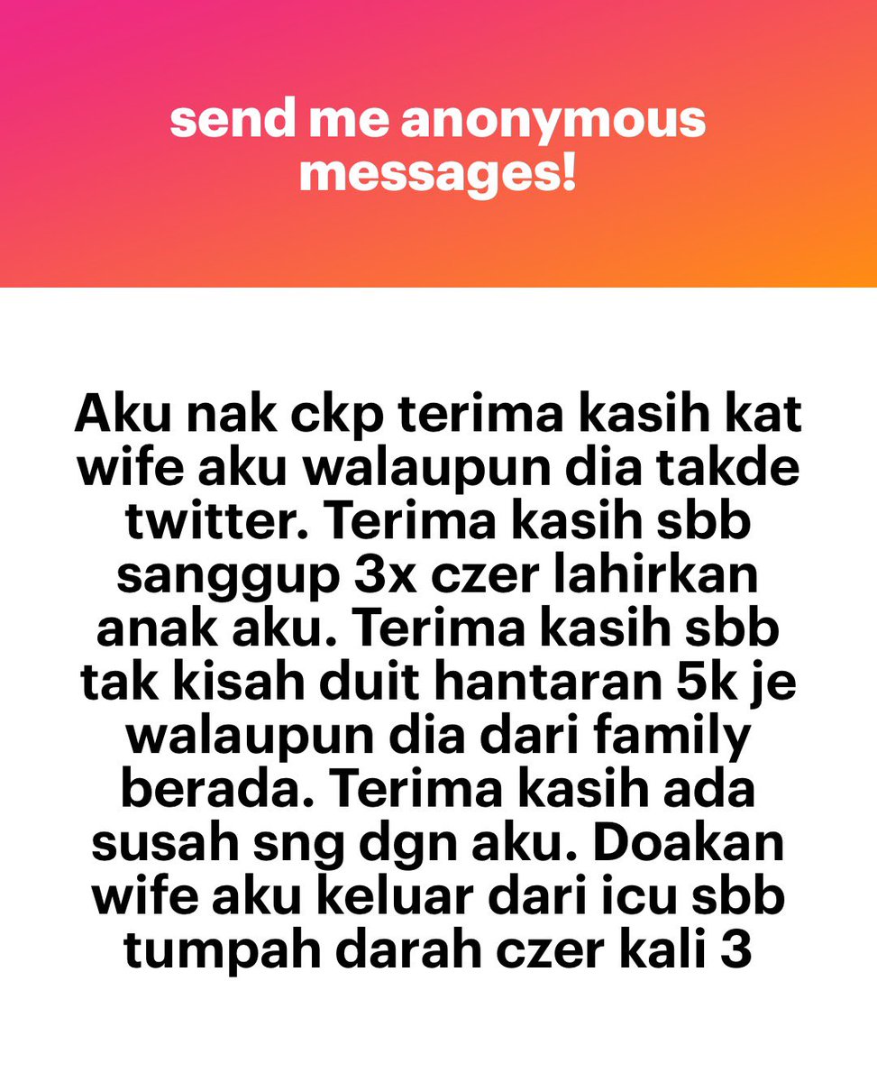 meinmokhtar's tweet photo. Semoga dipermudahkan semua anon and wife https://t.co/WyGbzFdxRZ