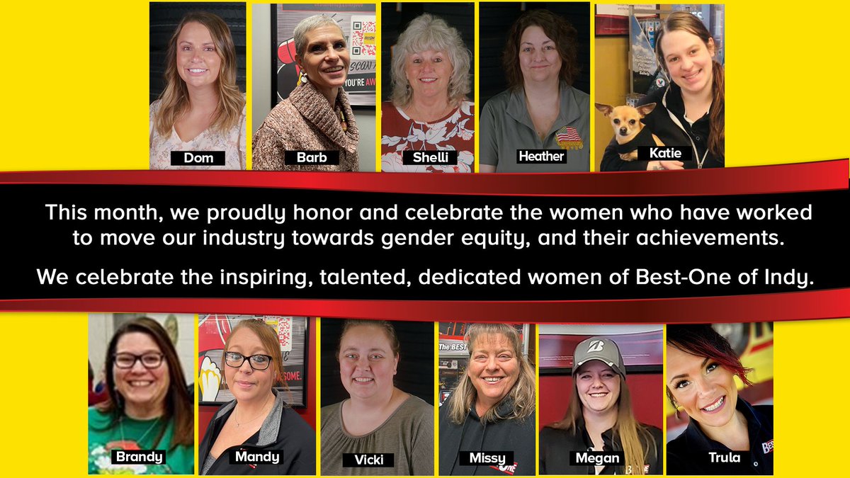 Join us in celebrating the awesome women on our team. They truly inspire us each day. Happy International Women's Day! ❤

#internationalwomensday #WomensHistoryMonth #wearebestone #family #grateful #womeninautocare #WHM2024 #WHM #bestplacestowork