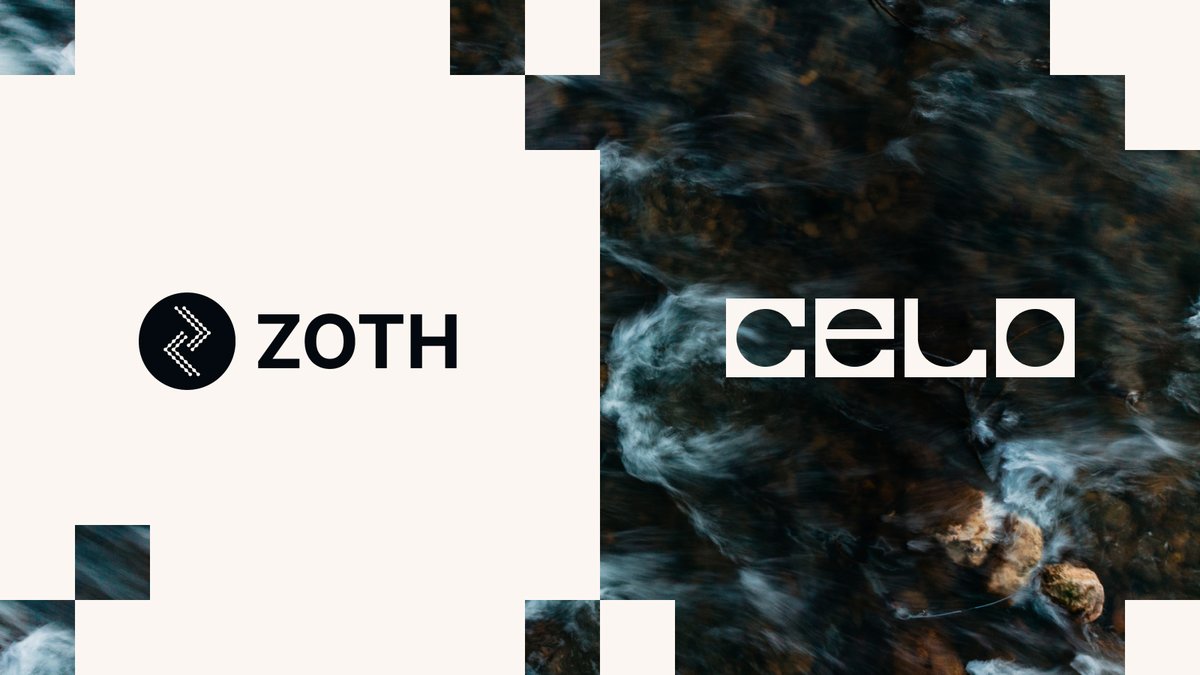 🗞️ <a href="/zothdotio/">ZOTH</a>, an ecosystem of RWA solutions, has launched its inaugural pool of tokenized trade receivables from emerging markets on Celo 👏

Users can add liquidity via <a href="/MentoLabs/">Mento (fx/acc)</a>' cUSD to facilitate fast, low-cost &amp; secure transactions  💪

🧵 Keep reading ↓