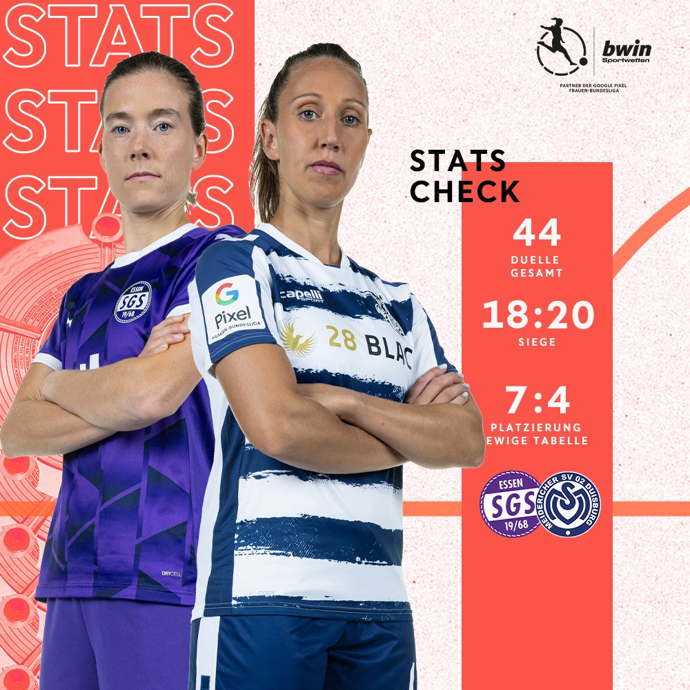DFB_Frauen's tweet photo. Die Liga ist zurück! 💪 Wer sichert sich am Spieltag für alle die Punkte im Freitagabendspiel? 🔥

Alle Wetten findet ihr hier bei @bwin_de.
📲 https://t.co/MiylFXCyk2

#DieLiga #SGSMSV #matchfacts https://t.co/VPDw4MhznB