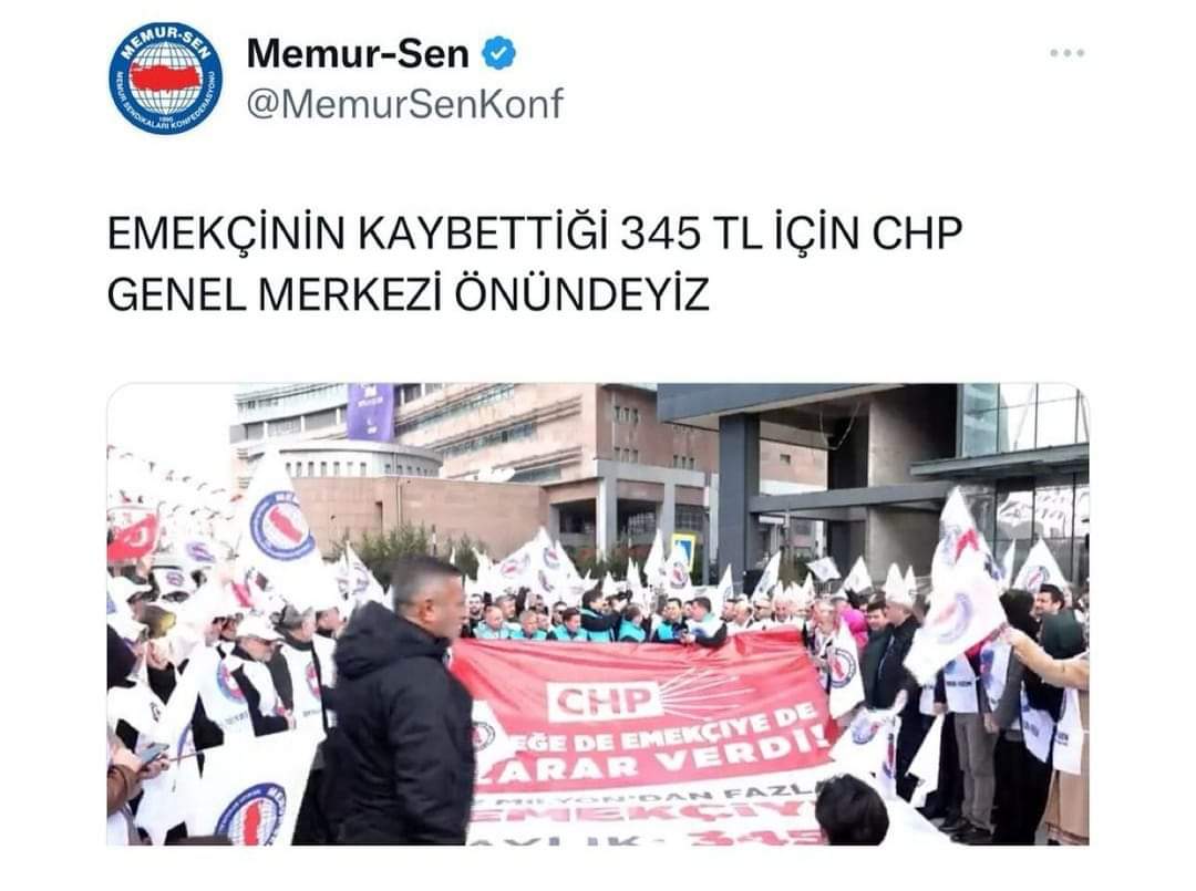 mcht_DEDE's tweet image. Milyonlarca memur, memur emeklisinin ve emeklinin hakkını masada satan #memursen, emekçileri açlığa ve yoksulluğa sevk eden AKP'nin önüdür adresiniz.. 
Gidemezsiniz,
çünkü siz #sarı sendikasınız. 
...ve ederiniz 3 buçuk.. 
@tum_yerelsen 
@BirlesikKamu_is 
#Tümyeresen