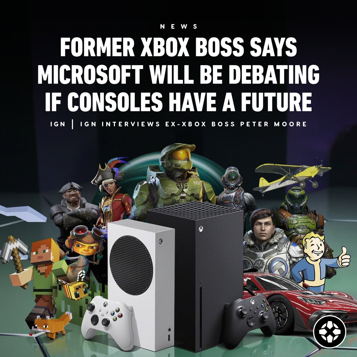 IGN interviews ex-Xbox boss Peter Moore about the future of video game consoles and asks: is this generation the last? bit.ly/3Trg8MN