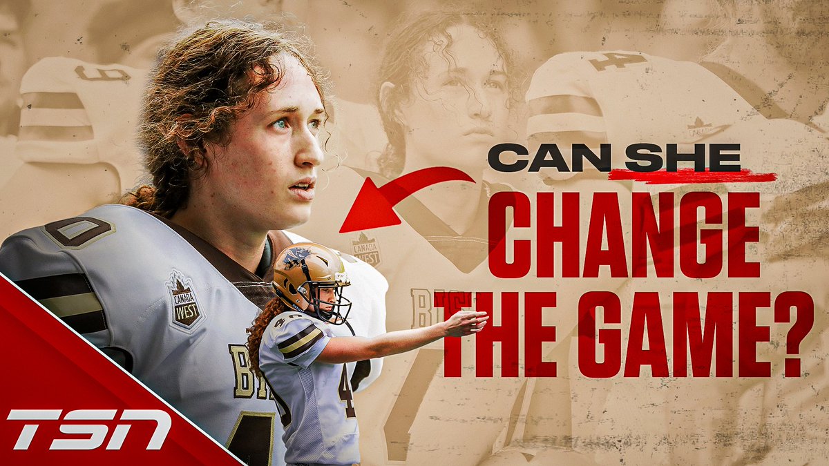 TSN (@tsn_sports) on Twitter photo Maya Turnerโs booming leg is legit. On par with young men her age.
Sheโs the 1st woman to score in a USports football game. This is her story.
<a href="/TSNDaveNaylor/">Dave Naylor</a> #IWD2024 #InternationalWomensDay
TSN ORIGINAL: youtu.be/a9y5rfeheUI Maya Turnerโs booming leg is legit. On par with young men her age.
Sheโs the 1st woman to score in a USports football game. This is her story.
<a href="/TSNDaveNaylor/">Dave Naylor</a> #IWD2024 #InternationalWomensDay
TSN ORIGINAL: youtu.be/a9y5rfeheUI