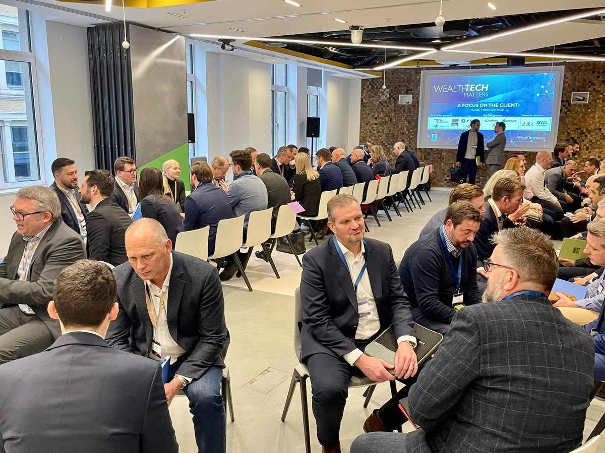 OwenJamesFS's tweet image. Building Connections at #WealthTechMatters The Client🤝The structured networking where COOs, CTOs, CIOs and their teams from the top Wealth Managers, Private Banks, DFMs, Advisers and MFOs converge for in-depth conversations on diverse aspects of their businesses @TheWealthMosaic