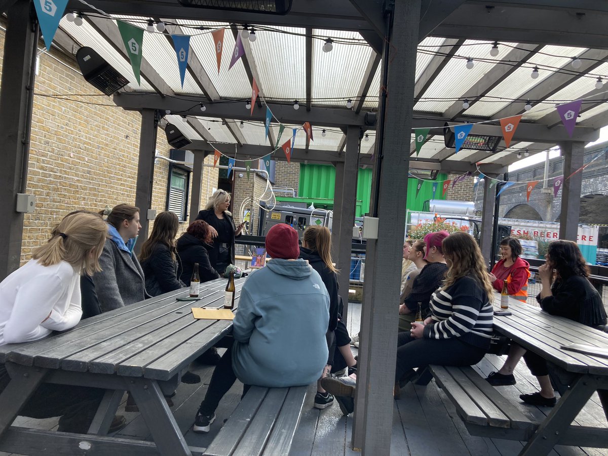 Dr Christina Wade at Five Points Brewery for a talk about her book on International Women’s Day. shop1.camra.org.uk/product/the-de…