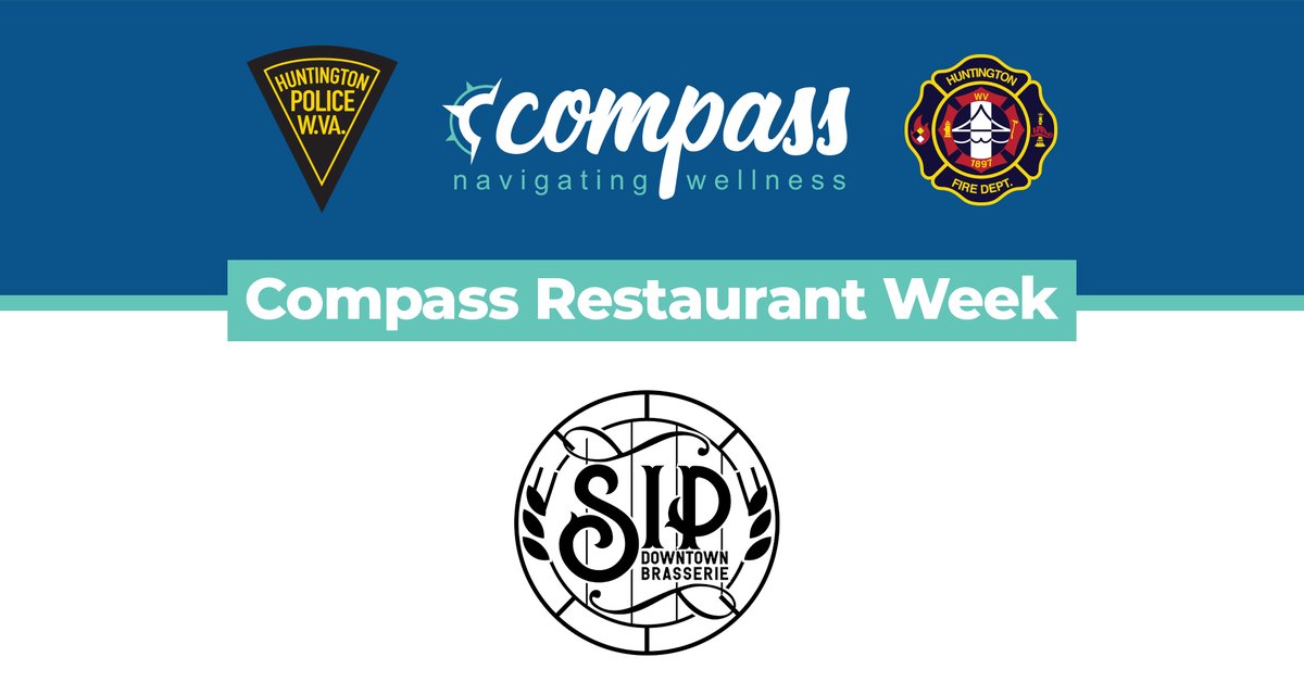 Compass Huntington Restaurant Week continues today, March 8, with SIP Downtown Brasserie as the featured restaurant. Eat at SIP so a portion of your bill will go to supporting our Huntington police officers and firefighters!