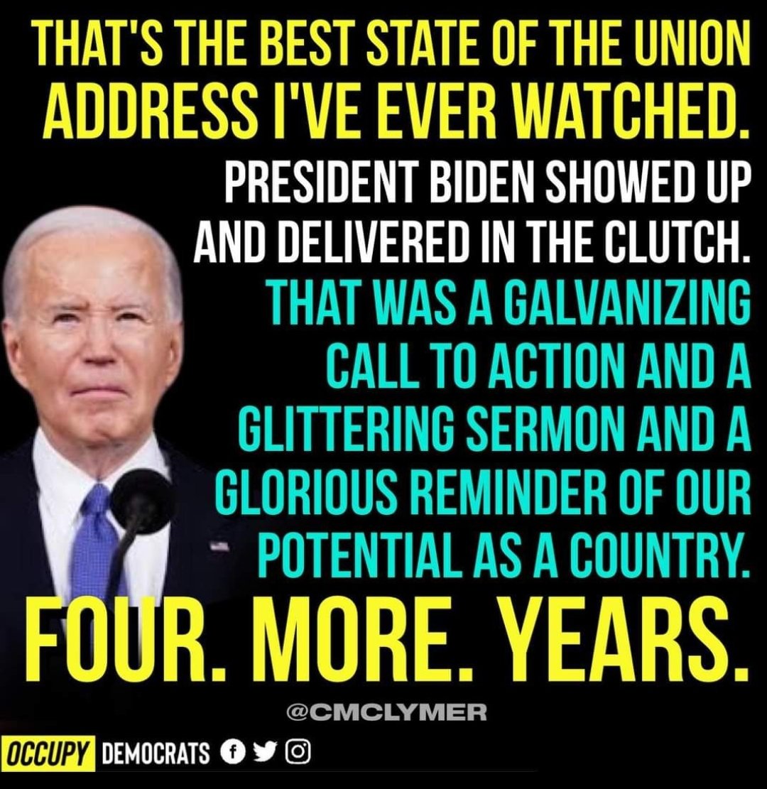 Damaan4u33's tweet photo. Was this the best SOTU speech you've ever heard?

Yes or No? https://t.co/In9oCxVGFm