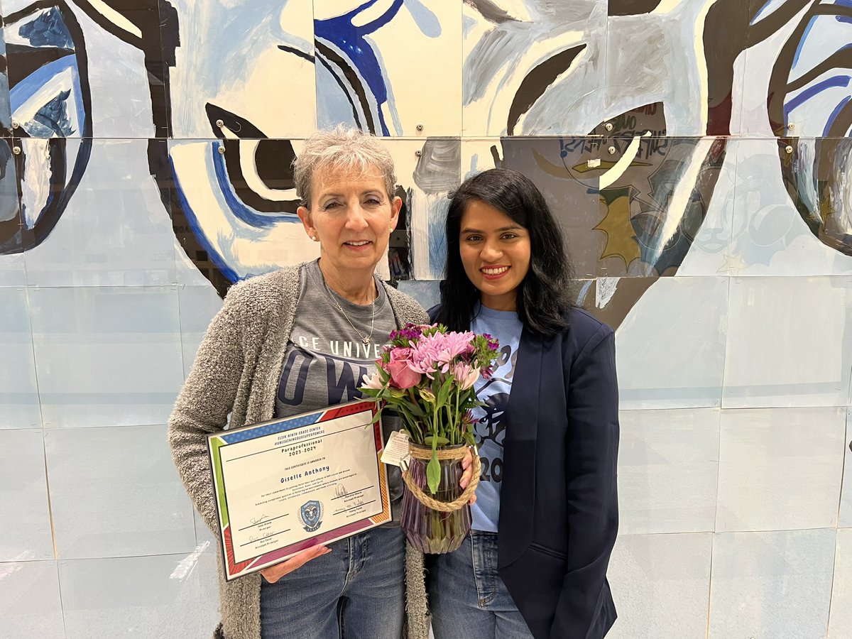 ElsikNGCRams's tweet image. Congratulations, ENGC 2023-2024 Paraprofessional of the Year, Ms.Giselle Anthony! We refer to her as the First Lady of ENGC. She has been the backbone of this campus since the building opened 25 years ago. Thank you for all you do, Gigi! @AliefISD @AliefLearns #paraoftheyear