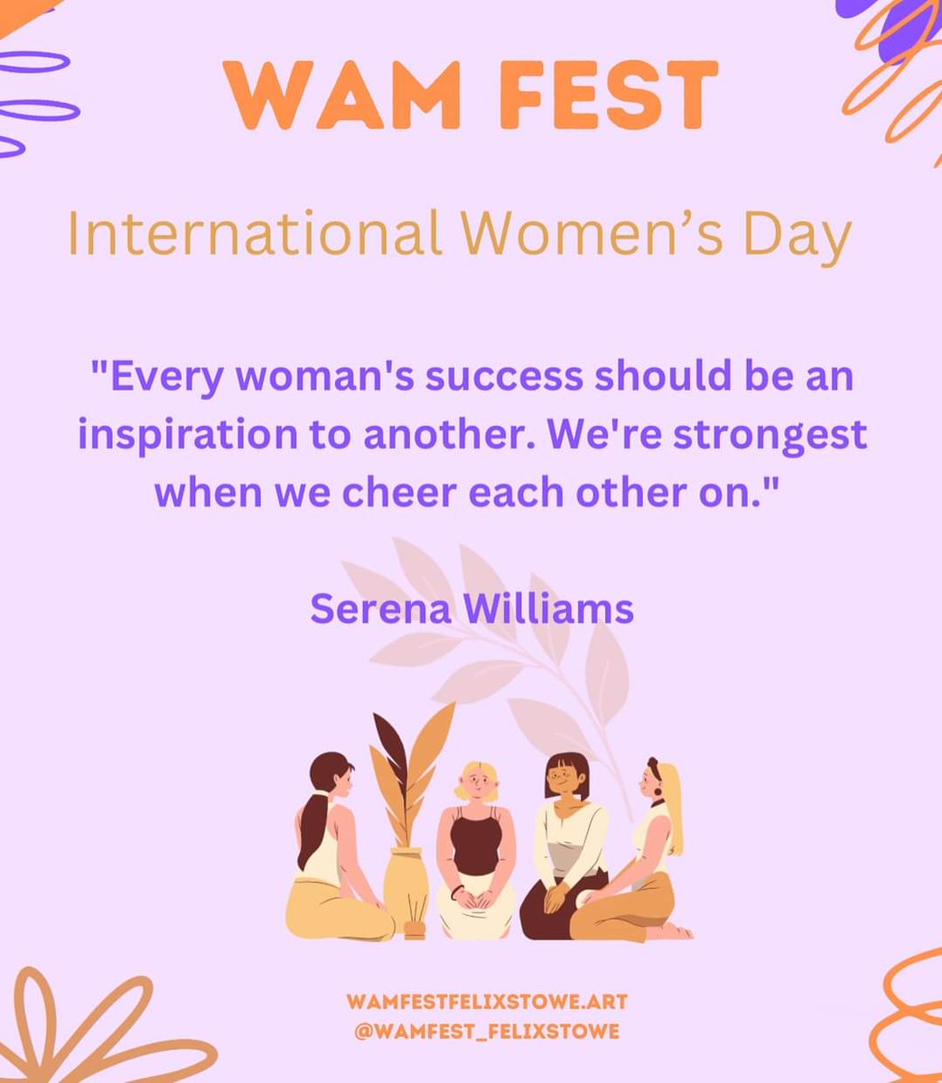 WamfestF's tweet photo. @womensday #women #WomensDay #WomenEmpowerment #Felixstowe #Wellbeing https://t.co/SFXicZZqIG