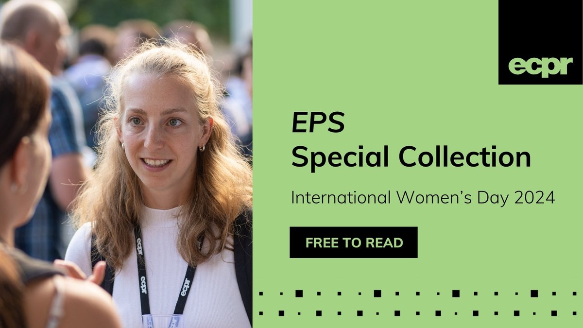 💐 Thank you for joining us in our #IWD2024 celebrations! 🙌 Don't forget that all articles in our Special Collection addressing gender inequality in the #PolSci discipline will remain #FreeToRead throughout March at bit.ly/3F25iWe 📗 🤗 #InspireInclusion @ECPR