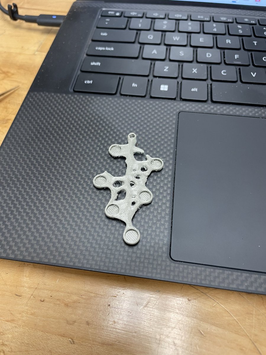 Tinkering around with AI and @adskFusion’s Automated Modeling feature to create birthstone pendant jewelry. Very cool outcome with the first 3D printed prototype. I am definitely thinking that I have a good session topic for a future conference. #pltw