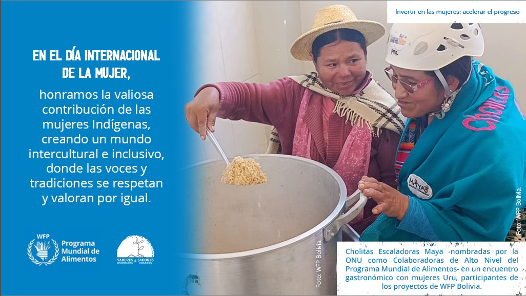 WFP_Bolivia's tweet photo. #8M2024 
#DiaInternacionalDeLaMujer
#InternationalWomensDay https://t.co/bbN6s3WoyT