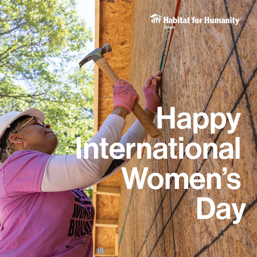 The hands that build our homes, the hearts that build our hope. Cheers to our dedicated Habitat women home partners and volunteers.💕 #IWD2024 #InternationalWomensDay