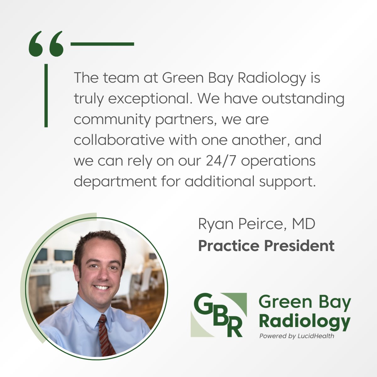 As one of the best places to live in the US, Green Bay offers affordable living, great mid-west culture & one of the best radiology groups in the area - #GreenBayRadiology!! Good news - we're hiring rads: loom.ly/RghRDMc #ClearlyTheFuture #PoweredByLucidHealth