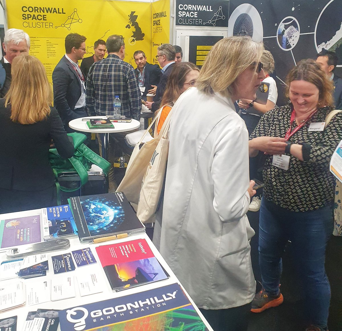 Thank you so much to everyone who came to say hello at @SpaceCommExpo! We had the best time meeting everyone and representing the fantastic space and data organisations based in Cornwall. We'll see you again soon 👋 #Space #Cornwall #Satellite