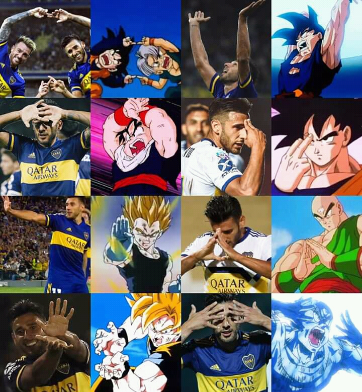 Gran momento para recordar los festejos de Toto Salvio en Boca.

#DragonBall🔥