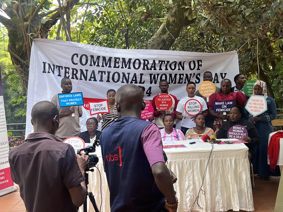 We were part of @UnesoUganda and @ubuntujustice, #IWD2024 Press conference. 
In solidarity we condemn and appeal to end Femicide of #sexworkers in #Uganda.
#InvestingInWomen is ensuring their Safety & Dignity. let's accelerate progress by #endingviolence.

#JusticeForSexWorkers