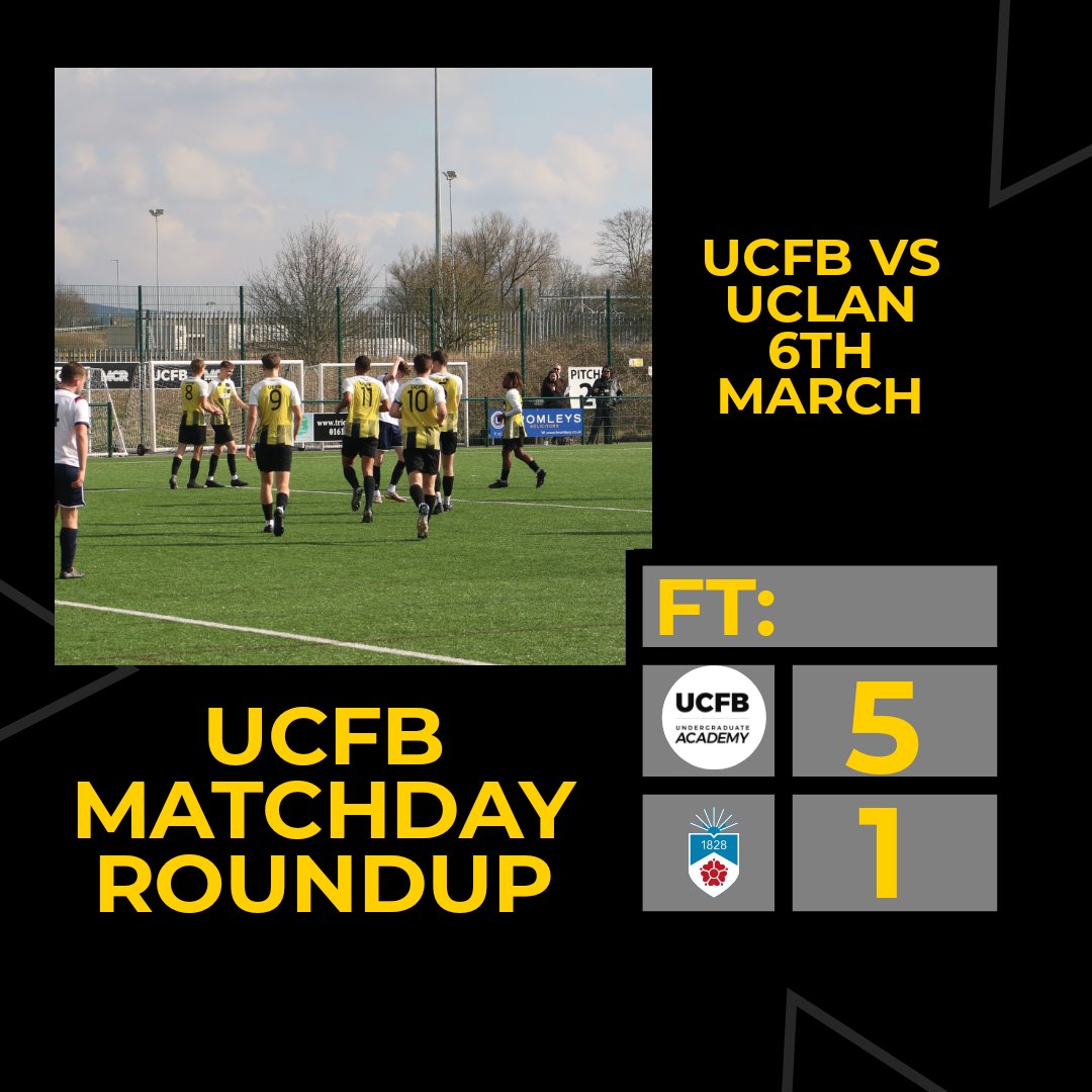 ucfbacademy's tweet photo. It's the matchday roundup for Wednesday's win over UCLAN.

#UCFB #BUCsPlay https://t.co/BTUMNLMDwp
