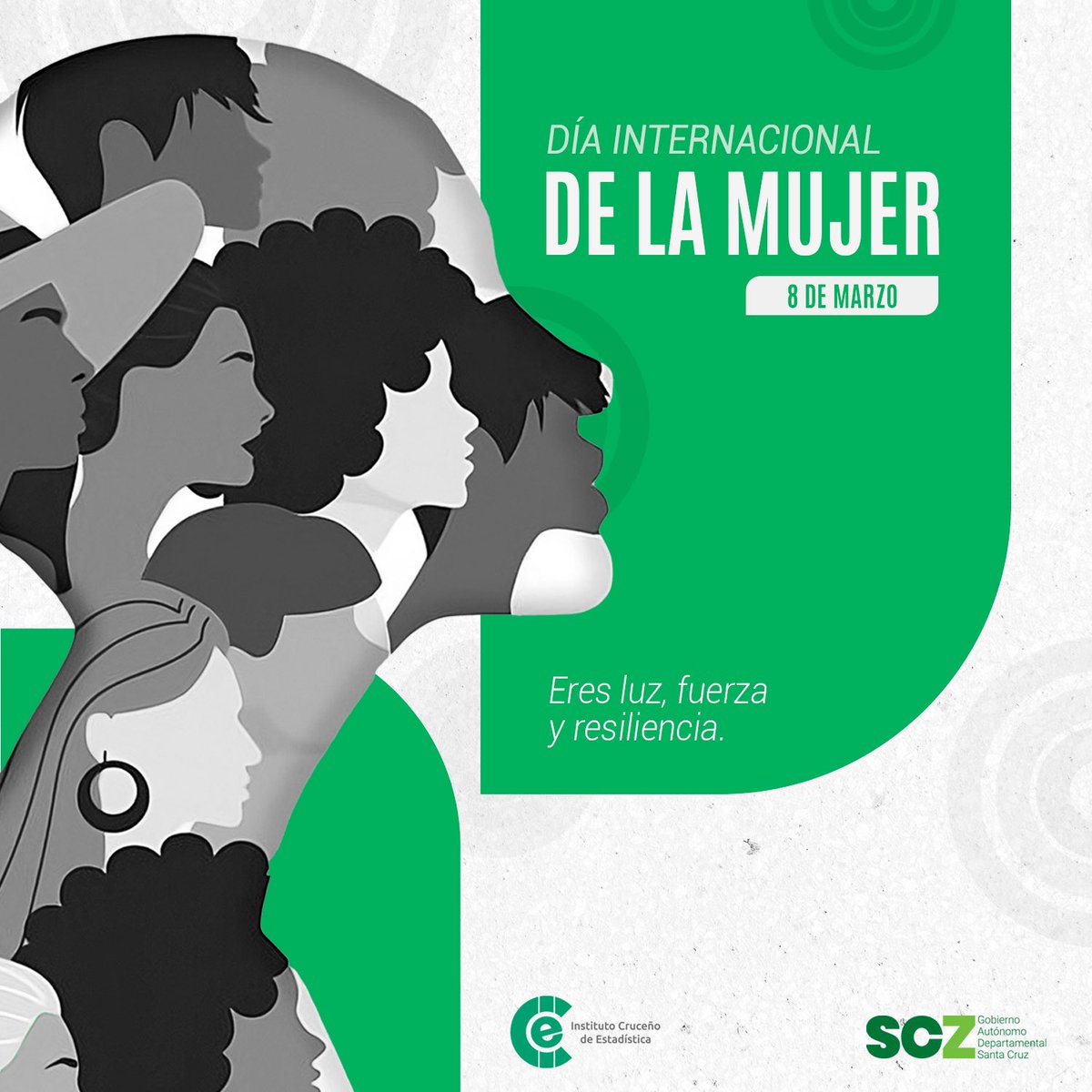 ICESantaCruz's tweet photo. 🌸En el Día Internacional de la Mujer, celebramos la fuerza, el coraje y la perseverancia que define a las mujeres cruceñas.
En el Instituto Cruceño de Estadística, reconocemos y valoramos el papel fundamental que desempeñan las mujeres en nuestra sociedad. 
#EsOficialLoDiceElIce https://t.co/dlotMQAnkg