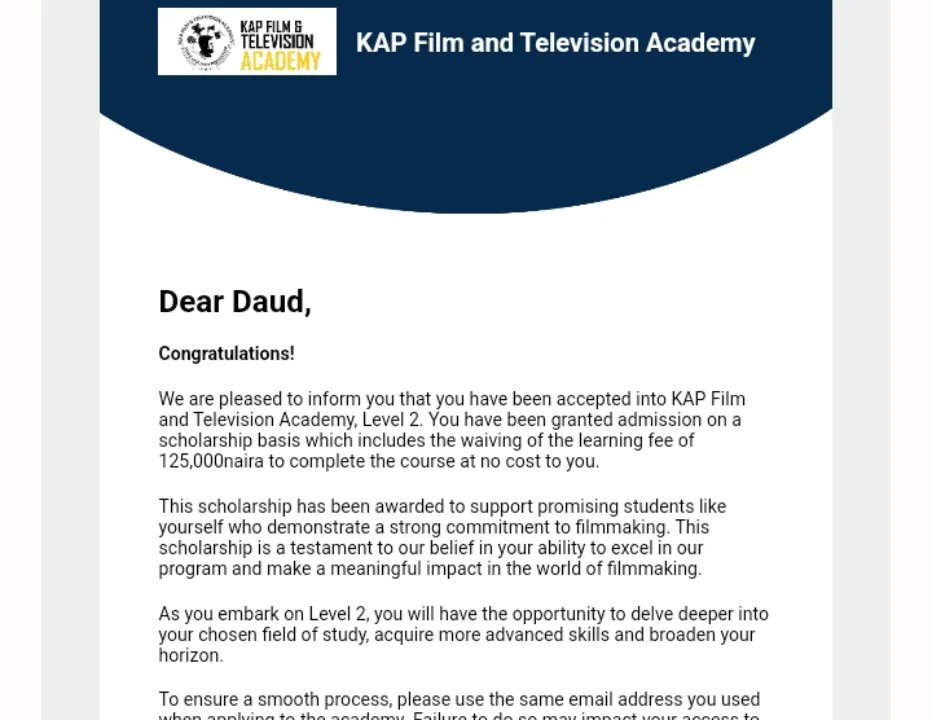 Theglobaldmo's tweet photo. I completed my Filmmaking course at @kapfilmandtelevisionacademy yesterday and I was so happy. 

As someone who is just starting out on this path, I gained lots of first hand knowledge about the world of filmmaking. 

And, I had awesome teachers all through from module one to https://t.co/AHqXtjtBST