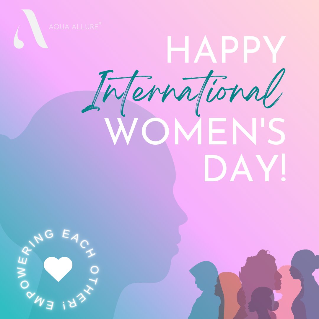 Aqua_Allure's tweet photo. Happy International Women's Day! Let’s celebrate the strength, resilience, and achievements of women everywhere❤️
#iwd #aquaallure #aquaallurelife #empoweringwomen #femalebusinessowners #shopwithus #womeninbusiness #womensupportingwomen  #women #sustainablefashion #ecofriendly https://t.co/yrWljRO5Ng