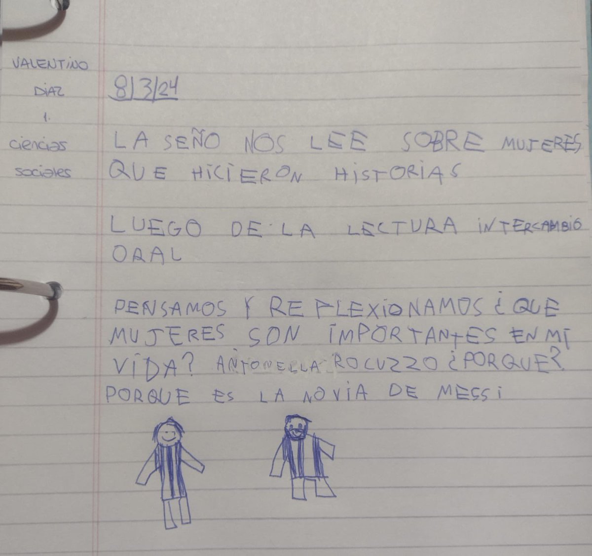 A mi sobrino por el día de la mujer le preguntaron quienes son las mujeres más importantes de su vida y miren lo que contestó
JAJAJSJJSKSKSKAKAKKSJJS