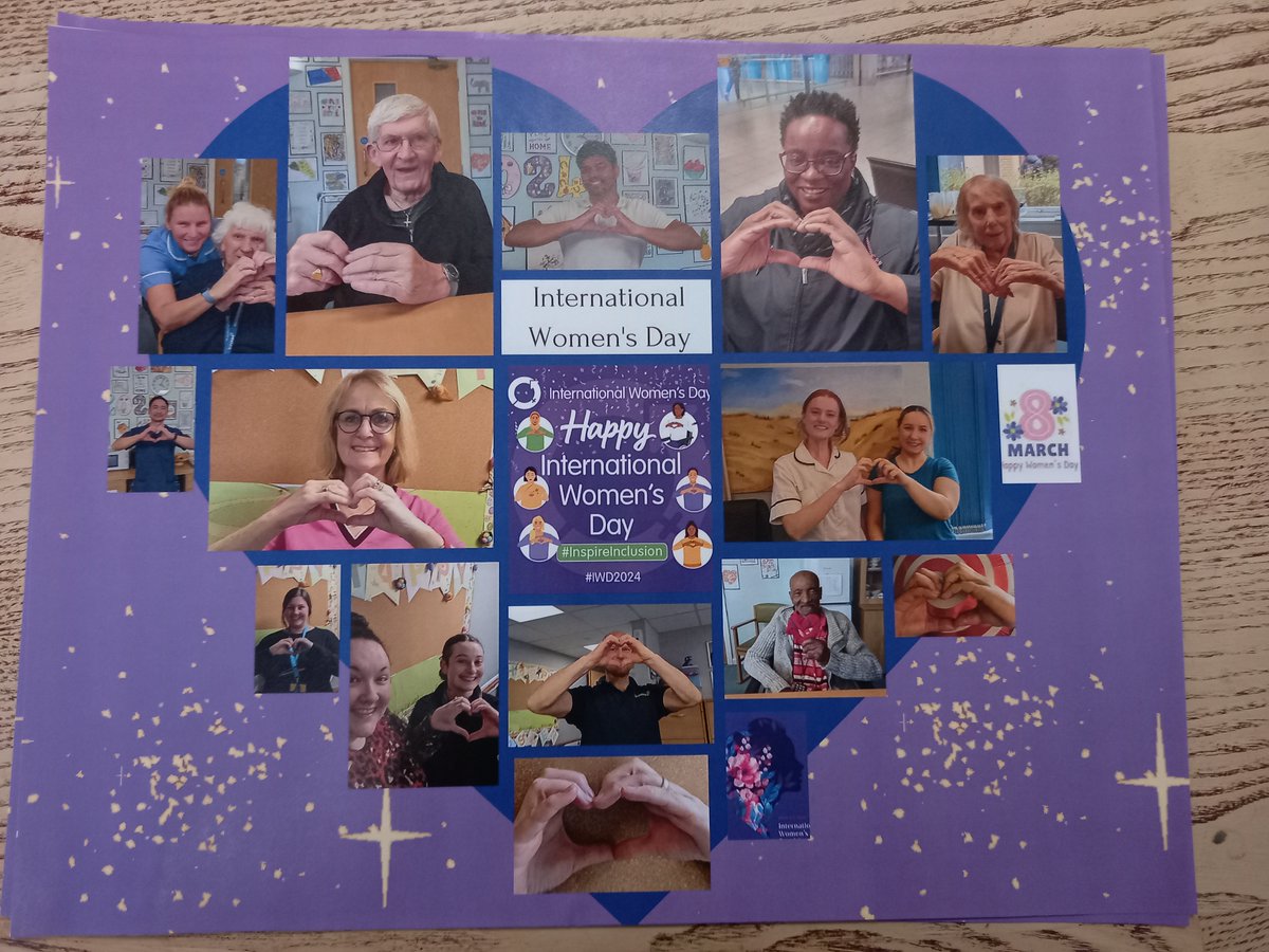 Happy #InternationalWomensDay We love these IWD posters of our colleagues and guests that have been put together by our Orchard Grove reablement team🤗