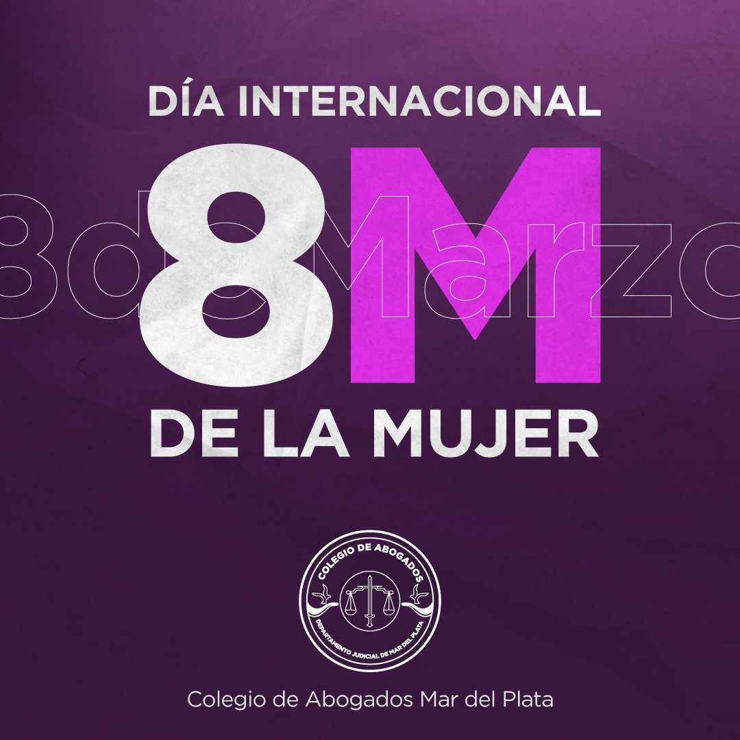 Cada 8 de marzo es una oportunidad para reflexionar sobre la lucha histórica de las mujeres por la igualdad, el reconocimiento y el ejercicio efectivo de sus derechos. 

Desde el CAMDP velamos por construir una justicia con equidad e igualdad. 

#DíaInternacionalDeLaMujer #8M