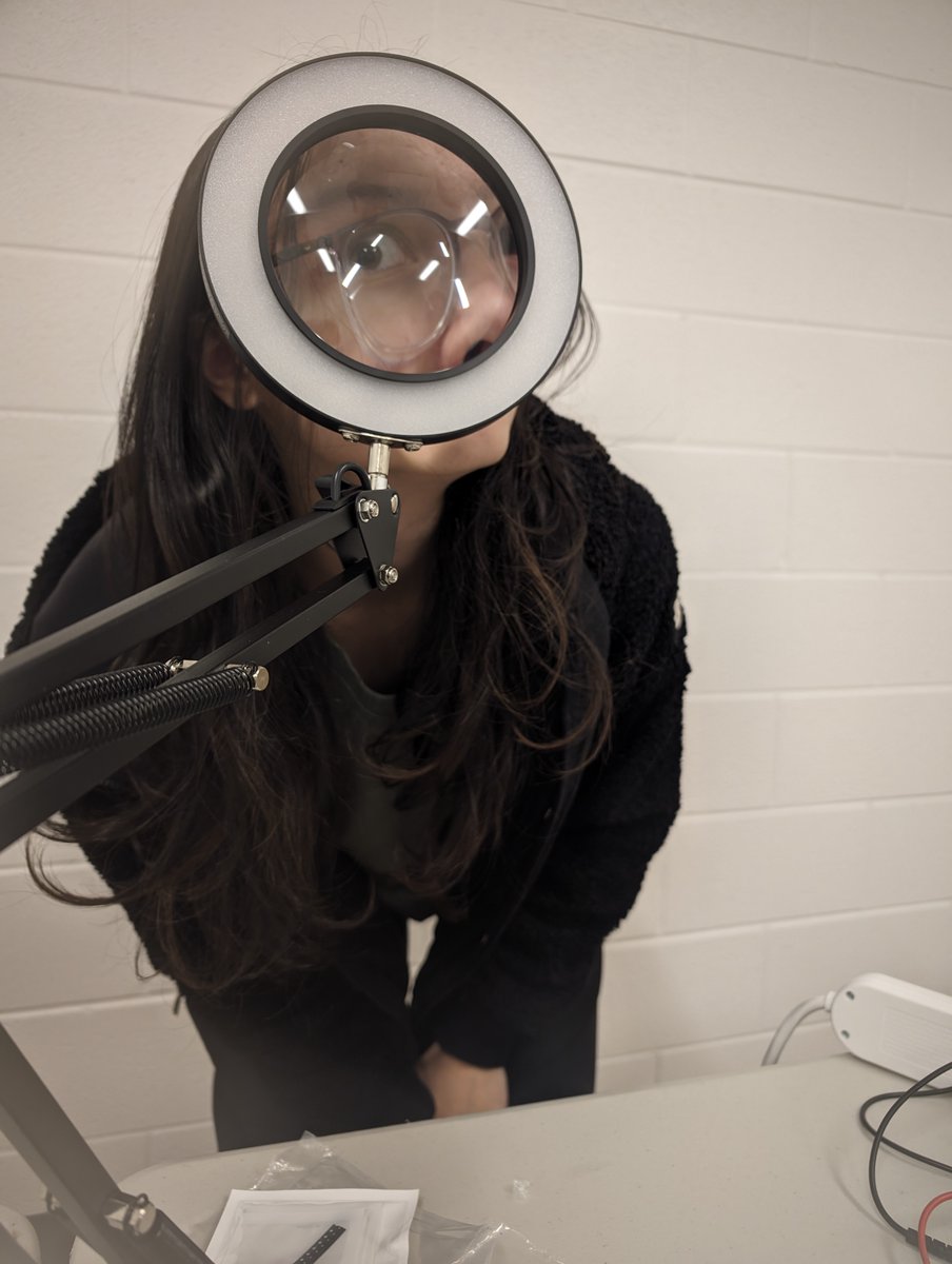 CCSSparkLab's tweet photo. What's happening in room B201? High Tech Career Exploration with the SparkLab students at #WeAreSeaforth! Learning how to create and solder circuit boards is almost too fun! Thanks to #InventXYZ & @WeAreSparkNC 🔥 #CCSSparkLab @OneChatham https://t.co/IAttiEjH46