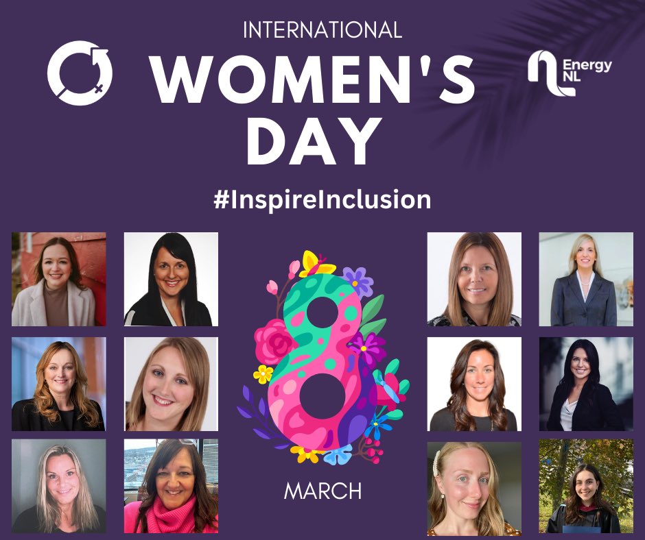 Today, on #InternationalWomensDay we recognize and honour the exceptional women of Energy NL, our CEO, staff, and board of directors. 

Each work tirelessly bringing a unique &amp; important perspective to our organization’s governance and operations. #IWD2024 #InspireInclusion