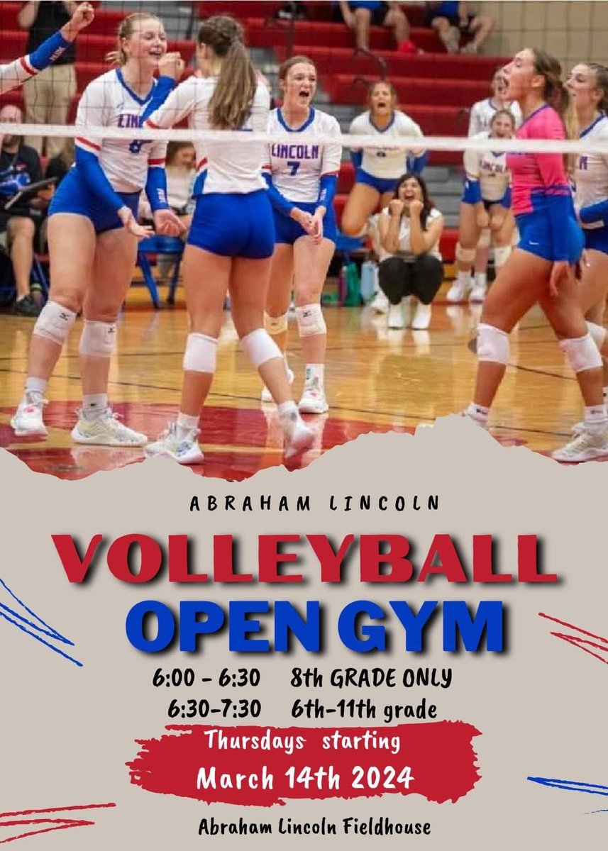ALHSathletics's tweet image. Lynx Volleyball Open Gyms start next Thursday.  Open to 6th thru 11th Graders.  #OneProgram