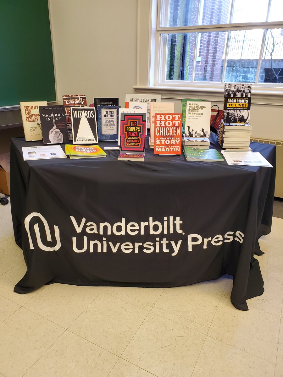 Nobody puts baby in the corner. The books look fabulous. All setup for Day 1 of @AAIHS.