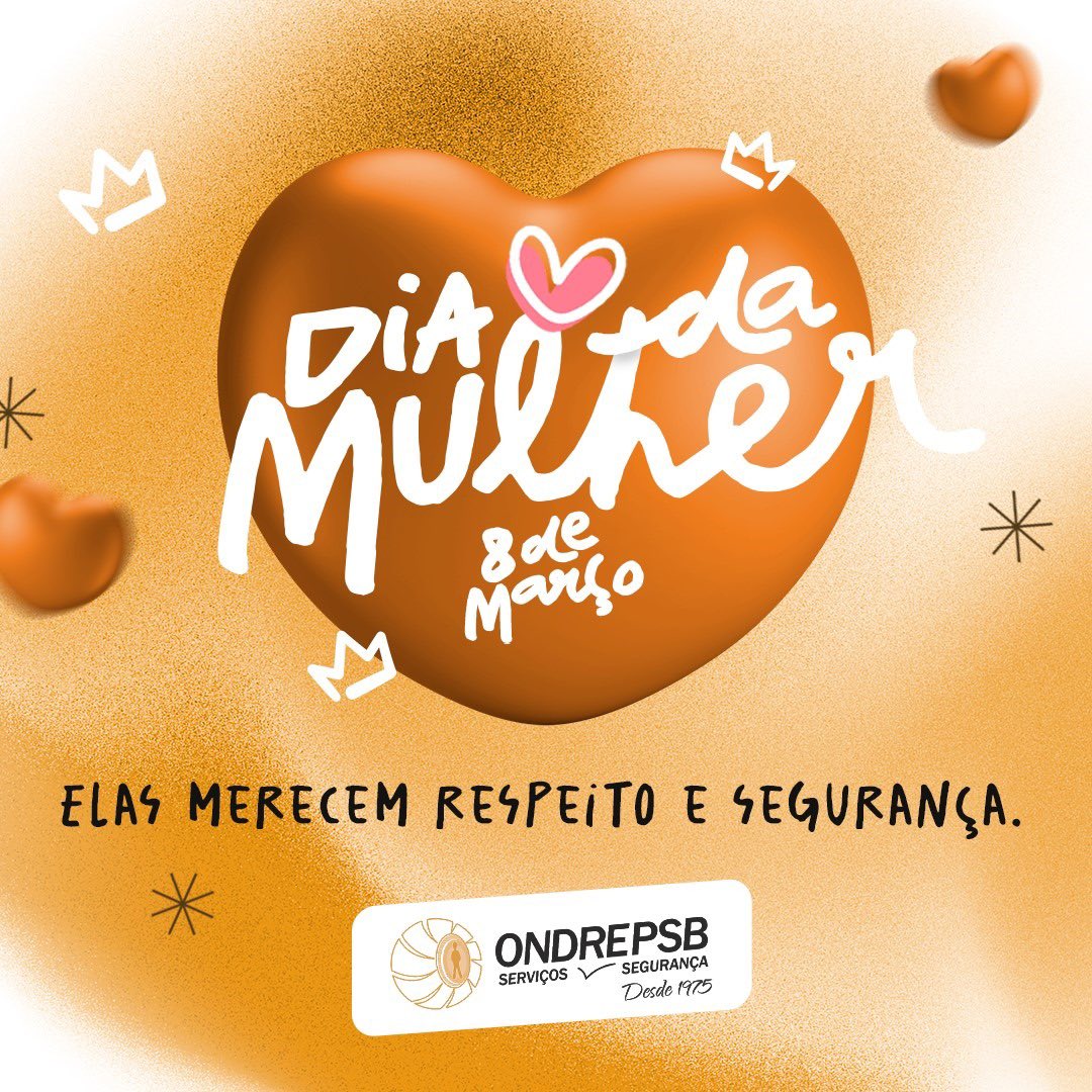 ondrepsb's tweet photo. No Dia Internacional da Mulher, é sempre  bom lembrar que respeito e segurança são a base para uma vida digna, plena, feliz e livre. Parabéns às mulheres de todos os tempos pelas tantas conquistas que moldaram sua história. Abraço!

#diadamulher #inspiracao https://t.co/N7OrYBG8ch