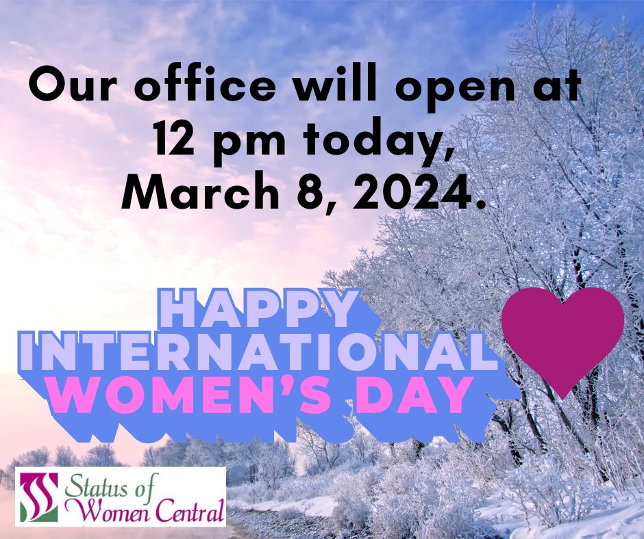 Status of Women Central NL (@womenscentregfw) on Twitter photo 