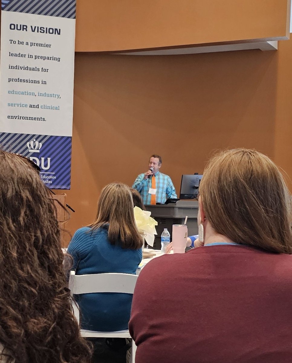 Carl Harvey #VAASL president-elect gave a wonderful state of VAASL at the opening session of the York Regional Conference.