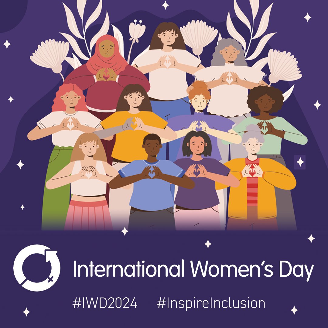 For #InternationalWomensDay 2024 the #InspireInclusion campaign amplifies the importance of #diversity & #empowerment in all aspects of society & underscores the crucial role of #inclusion in achieving #genderequality. 👉 bit.ly/IWD24ii 👩🏾👩🏻👩🏽👩👩🏼👩🏿 #IWD2024 #womensday