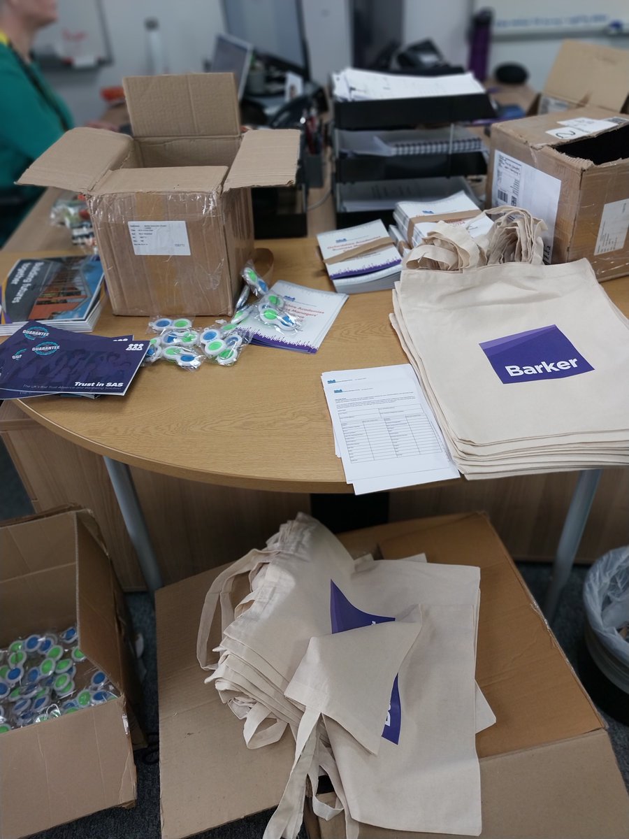 Bag stuffing - my favourite thing. Looking forward to oabmg.co.uk/events/. WE ARE FULLY BOOKED!
