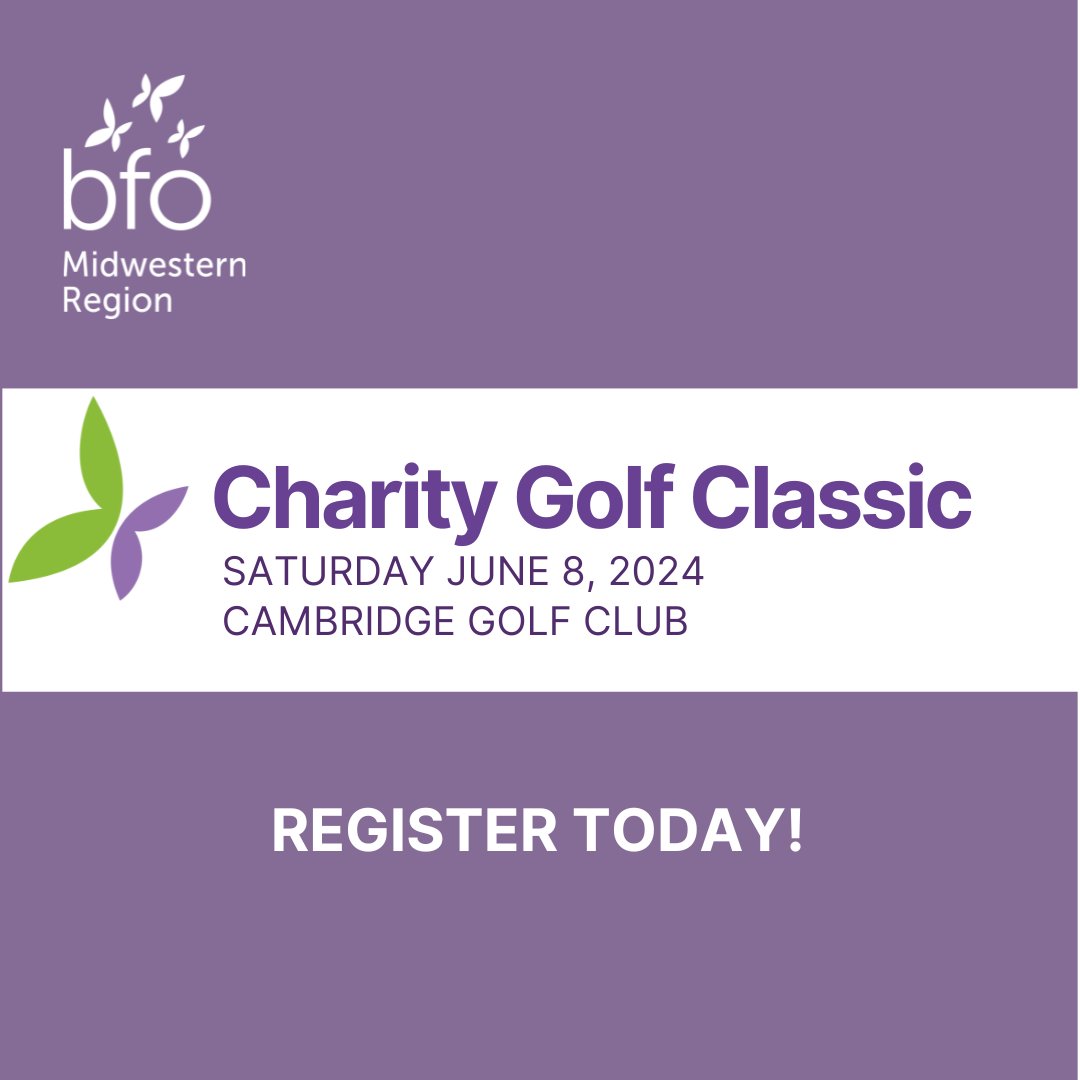 Registration is open for our 27th annual Charity Golf Classic! Join us on June 8th for our biggest fundraiser of the year. Find out more and register here: bfomidwest.org/what-we-do/mem…