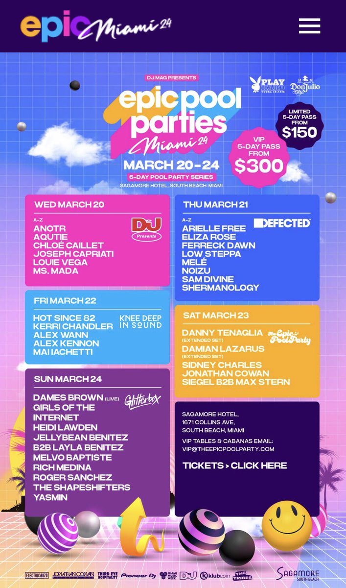 nachoyanez's tweet image. I am selling a 5 day VIP pass! CHEAP @MiamiMusicWeek #miamimusicweek #mmw #mmw2024 #miami #springbreak #ultramiami #epicpoolparty