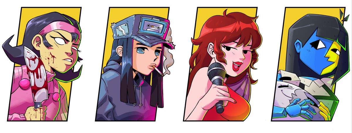 oriverarojas's tweet photo. Feliz 🌞Dia de la ♀️Mujer en 🌇Rushdown Rivals
#Newgrounds #RushdownRivals #DiaDeLaMujer 
#Nene #CassetteGirl #FnFGirlfriend #ENA #BFFs https://t.co/8c9dgQSAop