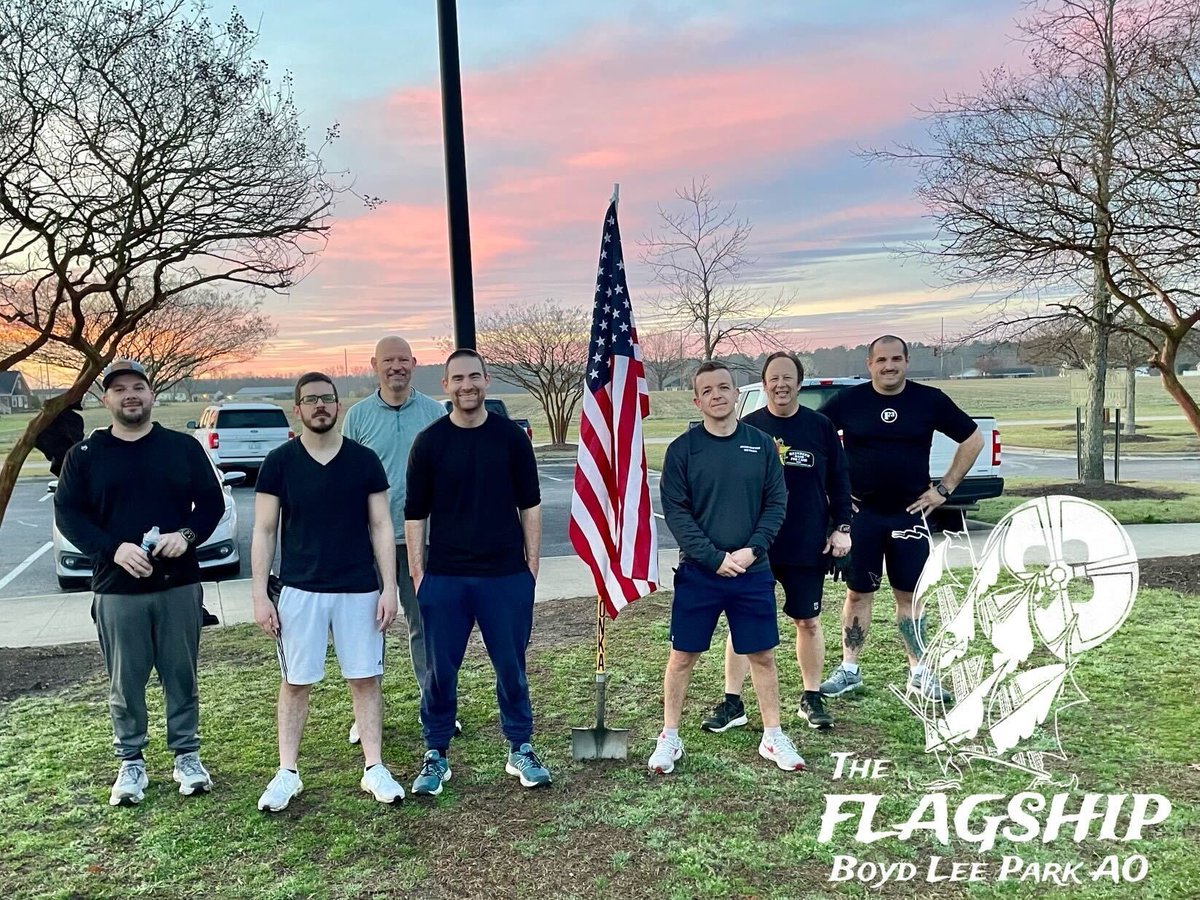 F3ENC's tweet photo. 57 #f3enc PAX in action! #f3nation #f3counts
9 @ #theflagship
11 @ #firstaid
9 @ #ovaloffice
13 @ #watchtower (2 @heavy_drop_training)
6 @ #broga
1 @ #ovaloffice #dcedition
8 @ #tobaccoroad https://t.co/0cIXA8pBnu