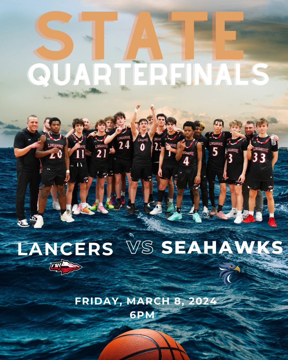 LancerBoosters's tweet image. Our LANCERS are riding the waves all the way to the STATE QUARTERFINALS in OC this afternoon!  Wishing our guys the best!!!! 

This game is SOLD OUT! 

Surfs up!  Our team is coming to the beach!  Finish strong LANCERS!  🏖️❤️🖤🏀💪🏼🙌🏼
@Lhsathletics01 @LinganoreboysBB